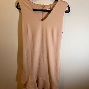 Calvin Klein Pink Sheath Mini Dress V-Neck Sleeveless